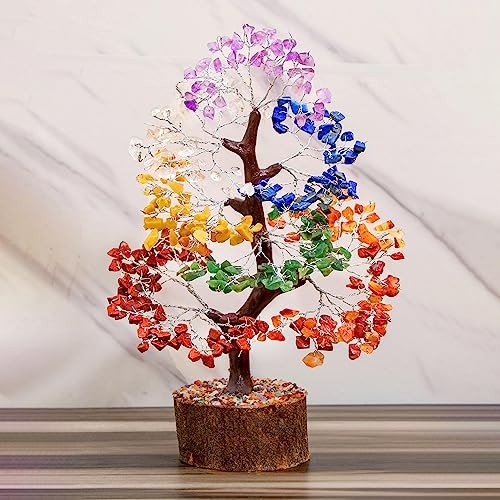 7 Chakra Crystal Tree Birthday Gifts for Women & men Crystal Tree of Life - Picture 2 of 5