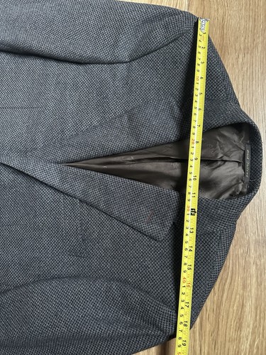 Ravazzolo Italy 50% Kaschmir 50% Wolle Sport Mantel Jacke Carlo Barbera Stoff 52R - Bild 16 von 19