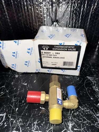Sporlan Thermostatic Expansion Valve QE Body 3/8 x 1/2 SAE Flare 1/4 Equalizer