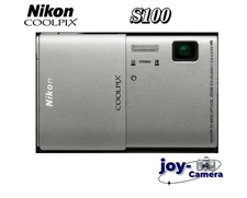 Nikon COOLPIX S100 Silver 16MP 5x Zoom Compact Digital Camera & Touch Screen