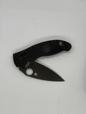 Spyderco Manix 2 Plain Edge Pocketknife - Black (C101PBBK2)