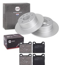 ABS BREMSSCHEIBEN + BELÄGE HINTEN für MERCEDES S-KLASSE W126 + C126 Coupe