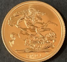 2001 Gold Sovereign