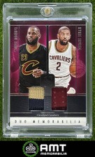 Kyrie Irving LeBron James Patch Jersey 2024-25 Panini Silhouette Duo #DUO-CLE