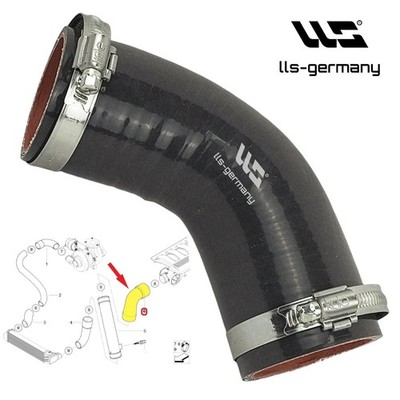 Verstärkter Ladeluftschlauch für BMW E38 E39 525d 530d E46 330d E53 7799389
