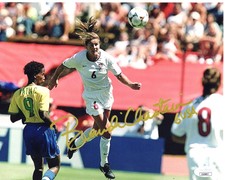 Brandi Chastain signed 8x10 Photo USWNT Soccer