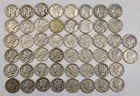 Roll of 50 Silver Mercury Dimes $5 Face Value 90% Silver Coins Mixed Dates  ELM3