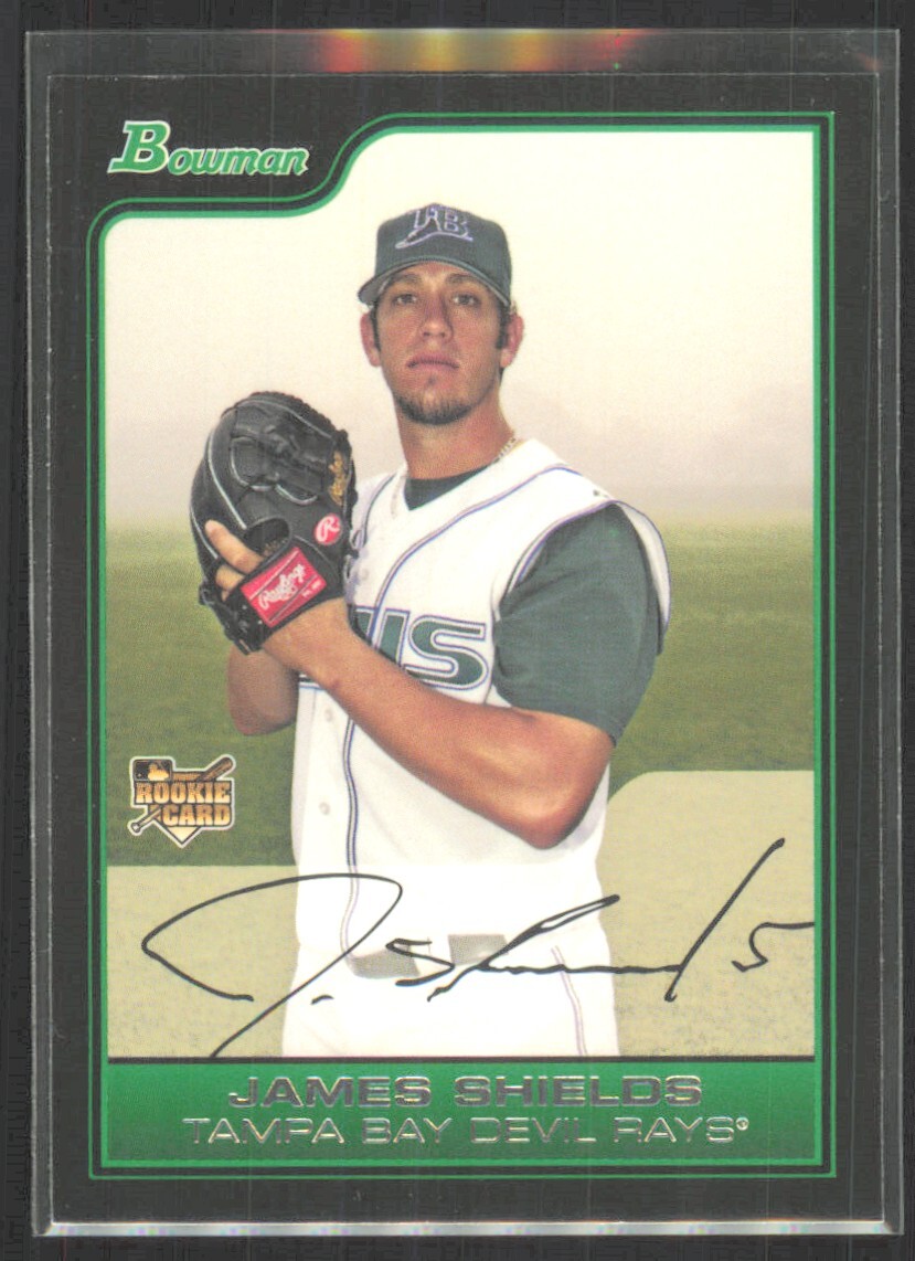 2006 Bowman Draft Picks & Prospects James Shields Rookie #BDP54