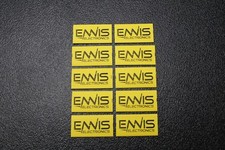 10 PCS 2/0 1/0 0 1 GAUGE HEAT SHRINK TUBE 3/4 X 1.5 INCH YELLOW TUBING RING