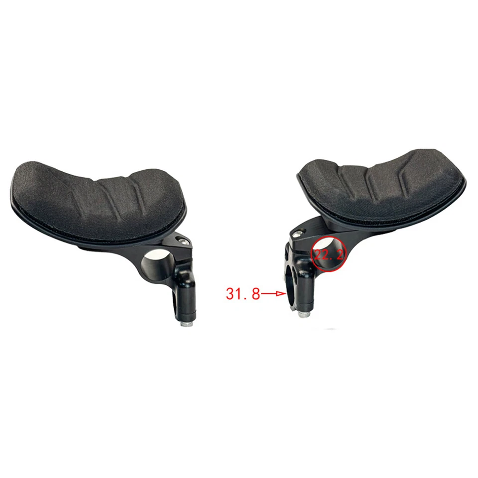 Universal Road Triathlon Bike TT Handlebar Rest Handle Parts W/ 10mm/20mm Washer - Image 2 of 4