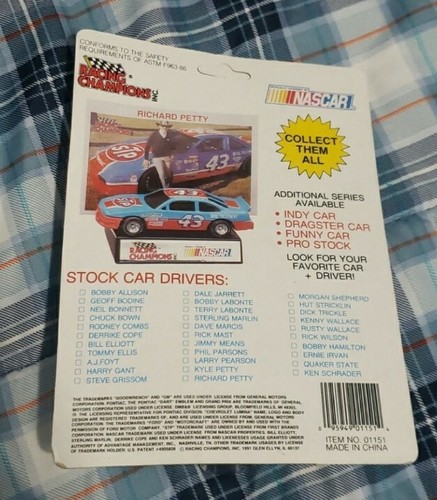 5 piece Nascar Rusty Wallace Lot NEW #2 print car cards Vintage - Picture 4 of 6