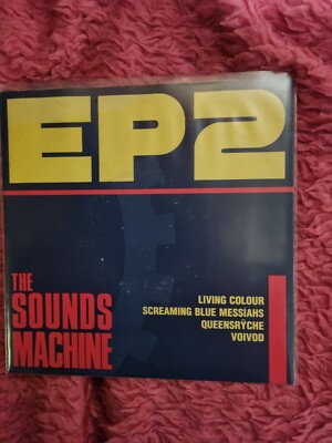 The Sounds Machine EP 2. Vinyl 7'' Single. Living Colour. Queensryche. Voivid.