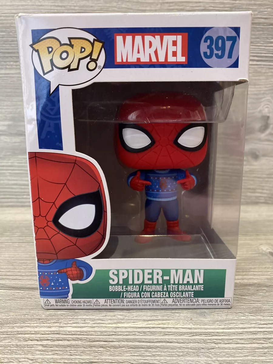 Spiderman christmas sweater funko pop sale