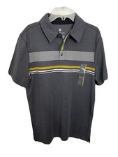 All In Motion S Gray Polo NWT Moisture Wicking Short Sleeve Shirt