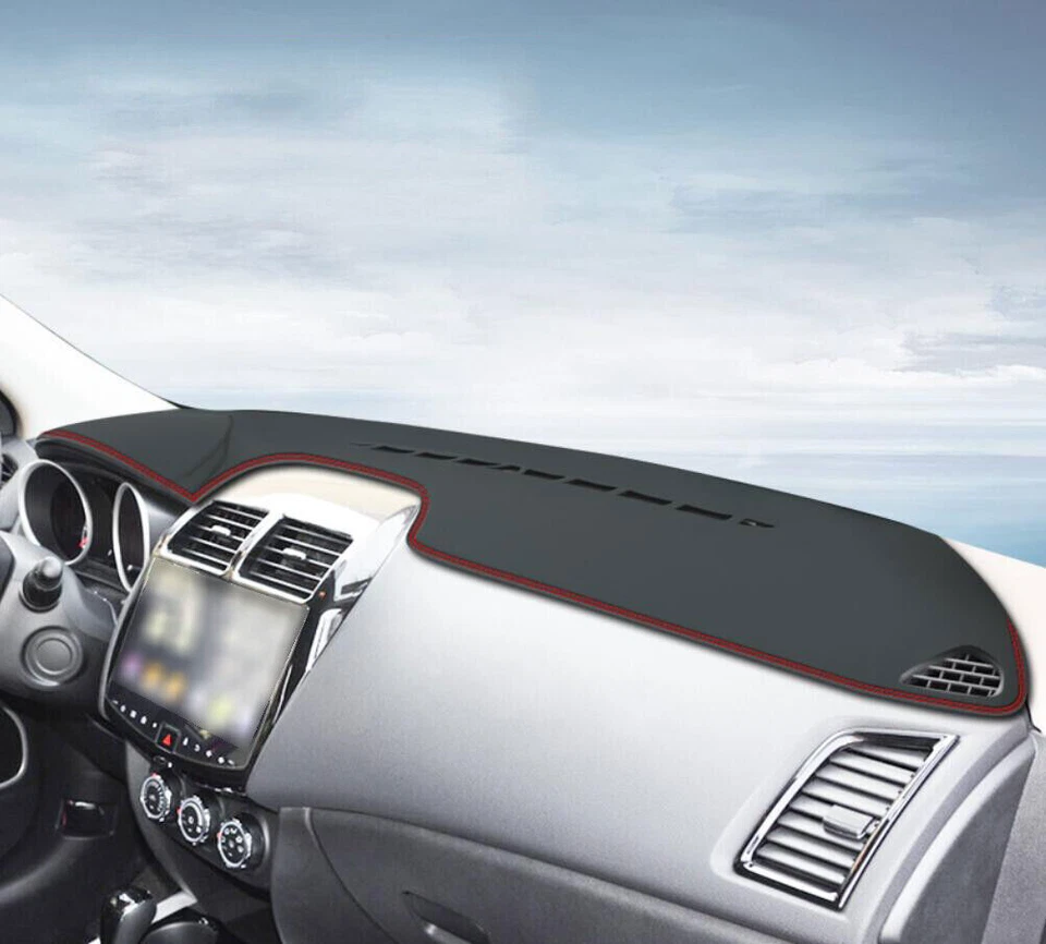For Mitsubishi ASX 2011-2019 leather Non-slip Dash Board Mat Dashboard Carpet Foto 2 de 4