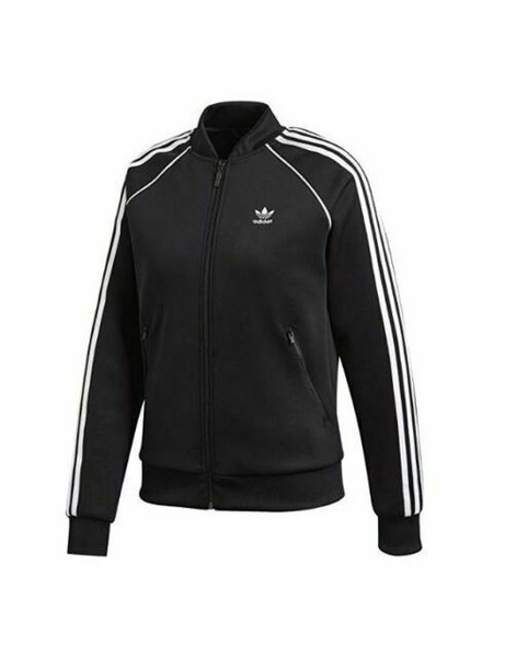adidas sst track jacket black