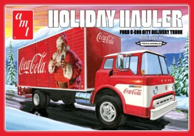 AMT 1459 Holiday Hauler Ford C600 City Delivery Truck Coca Cola Maßstab 1:25
