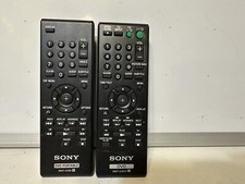 Lot of 2 Sony Remote Controls RMT-D195  RMT-D197A DVD Portable tested