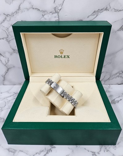 Ladies Rolex Datejust Steel & White Gold - Tiffany BLUE Diamond Dial & Bezel B+P - Picture 11 of 12