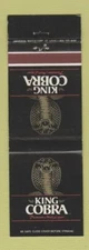 Matchbook Cover - King Cobra Malt Liquor Beer