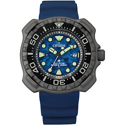 CITIZEN Promaster BN0227-09L Blue Black Titanium Diver Men's Watch New in Box