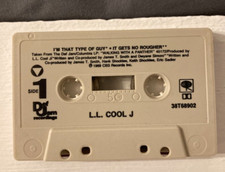 LL Cool J - I'm That Type Of Guy, It gets rougher Cassette Single 1989 TAPE only