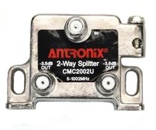 2-Way ANTRONiX HD Digital Coax Cable Splitter - CMC2002U 5-1002MHz -3.5dB NEW