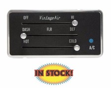 Vintage Air 491231 - Gen Iv Bezel Lever Control Panel - Black