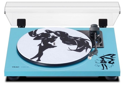 Hatsune Miku x TEAC Bluetooth Analog Record Turntable Player TN-180BT-MIKU - Picture 10 of 14