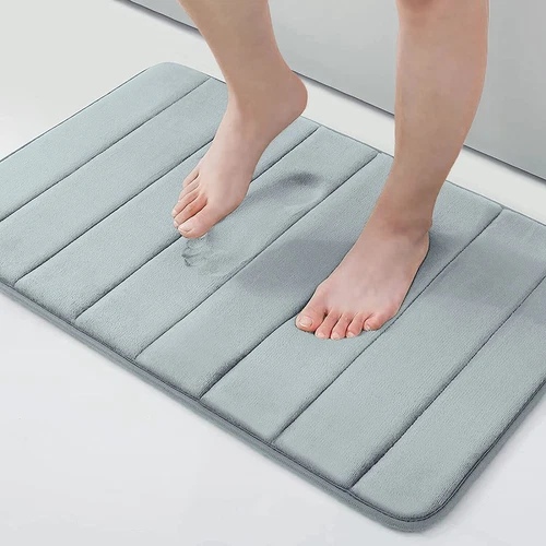 Absorbent Memory Foam Bath Mat Non-slip Bathroom Floor Shower Carpet Soft Rug US