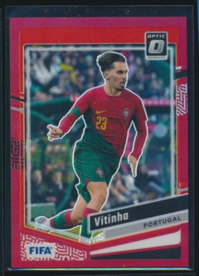 2023-24 Panini Donruss Optic Red #45 Vitinha 042/299 PSG Portugal  soccer card
