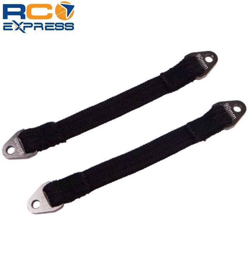 Hot Racing Suspension Travel Limit Straps 90mm (Gunmetal)(2) SLS90T1111 - Image 4 of 4