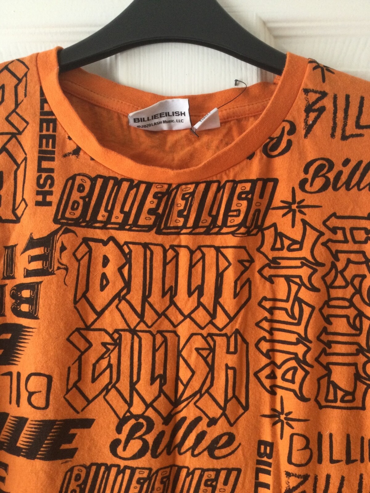 billie eilish t shirt orange