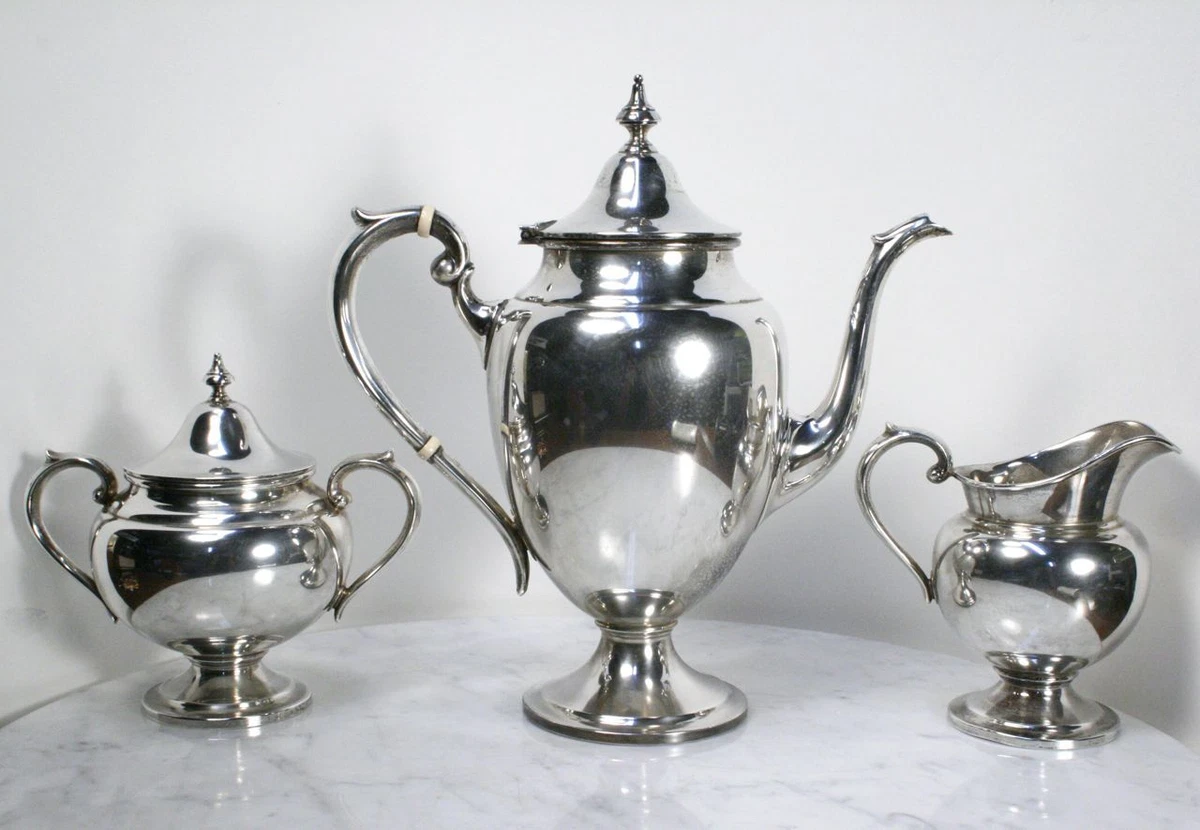 Gorham sterling silver tea best sale set