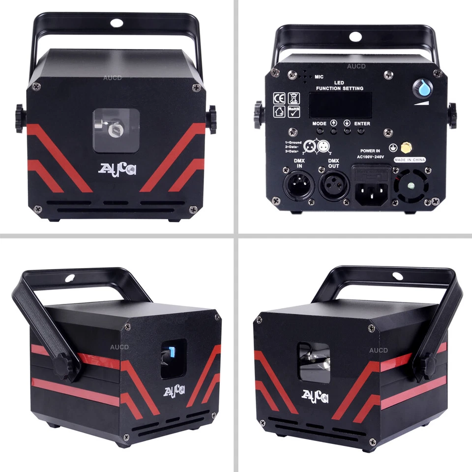 Mini 0,5-2 W RGB DMX Scan Projektor Laser Lichter KTV DJ Party Show Bühnenbeleuchtung - Bild 4 von 4