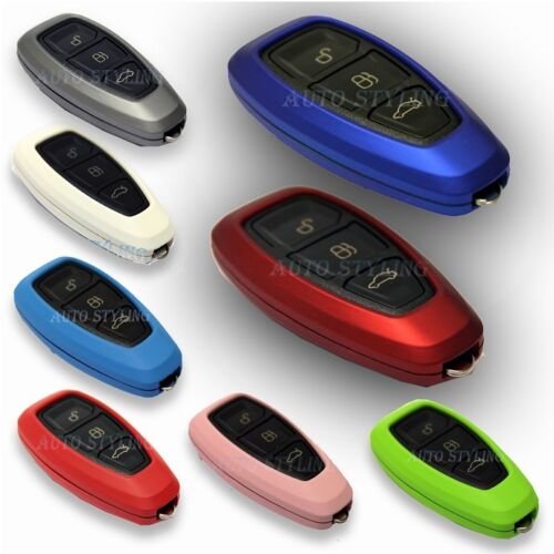 Key Cover for Ford Remote Smart Case Fob Skin Protection Shell Bag Side Cap 39* - Picture 1 of 23