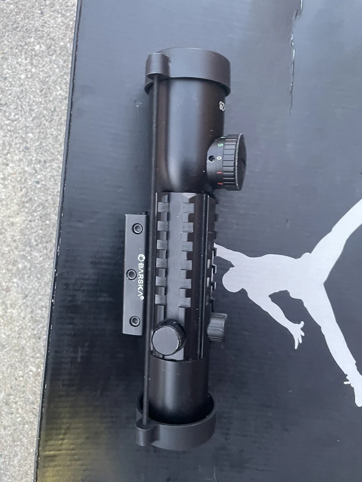 Barska 4x28 Electro Sight Tactical Multi Rail Scope Waterproof Fog proof mil dot Foto 4 de 4