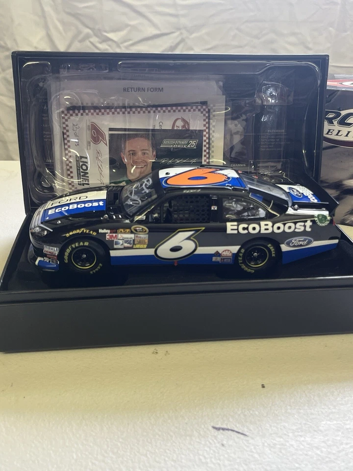 Ricky Stenhouse Jr. #6 Ford Ecoboost 2012 Fusion autografiado Elite 23/175 Foto 2 de 4