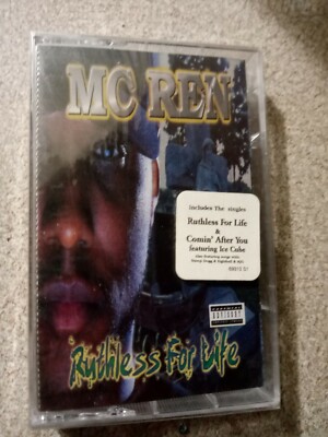 MC Ren Ruthless For Life Cassette Tape 1998 Ruthless ET 69313 brand new sealed