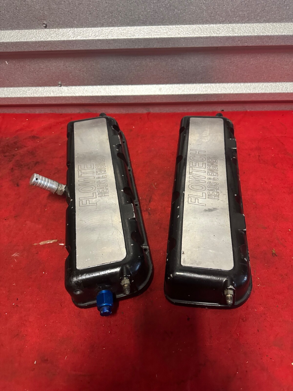 Small Block Chevy SB2.2 Valve Covers w/ Oilers NASCAR XFINITY 2550 eBay