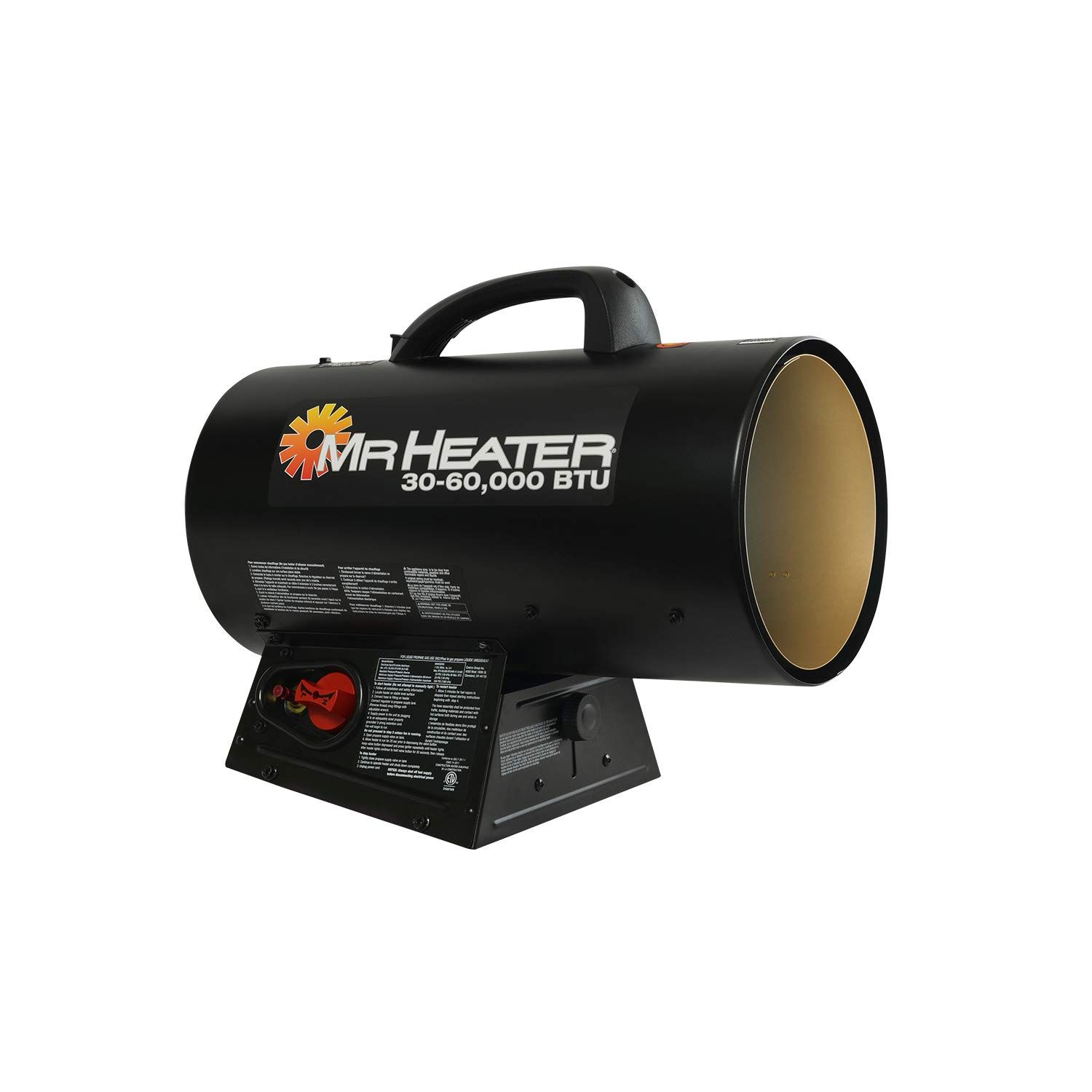 Mr. Heater MH60QFAV 60000BTU Portable Propane Forced Air Heater - Black for  sale online | eBay