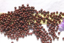 3mm Magatama Toho Seed Beads 6-Pepper Red Picasso/ /14 grams Y304 Jewelry