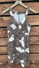 Trina Turk Linen Brown Floral Dress *Size 2
