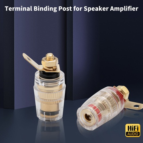 2/4/8PCS Binding Post Banana Plug Brass Socket Speaker Terminal for Amplifier - Picture 15 of 18