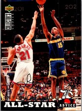 1994-95 Collector's Choice #198 Latrell Sprewell Silver Signature