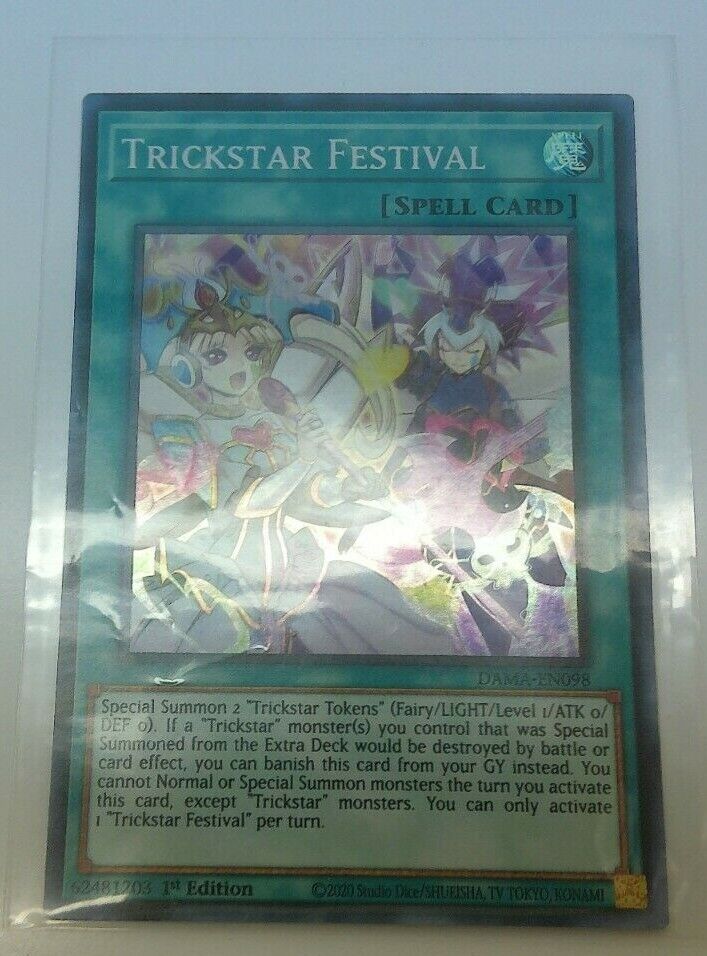 YUGIOH! 2-TRICKSTAR FESTIVAL-COMMON-1ST EDITIONS-DAMA-EN098