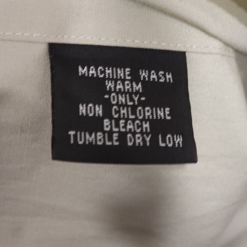 Camicia uomo Haggar grigia manica lunga con bottoni classica popeline taglia XXL - Foto 6 di 6