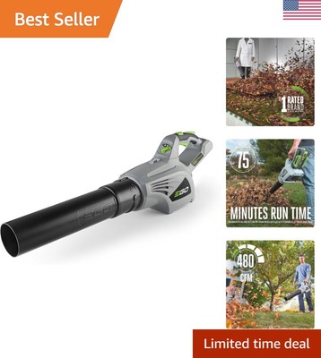 480 CFM 3-Speed Turbo 56-Volt Lithium-Ion Cordless Electric Blower - Battery ...