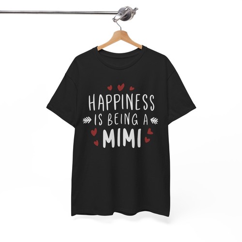 Happiness is Being a Mimi Mother's Day T-shirt - Cute Grandma Graphic Tee - Picture 26 of 53