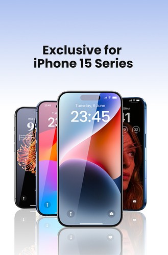 For iPhone 15 14 13 Pro Max Plus 9H Ceramic Nano Flex Film HD Screen Protector - Picture 7 of 9
